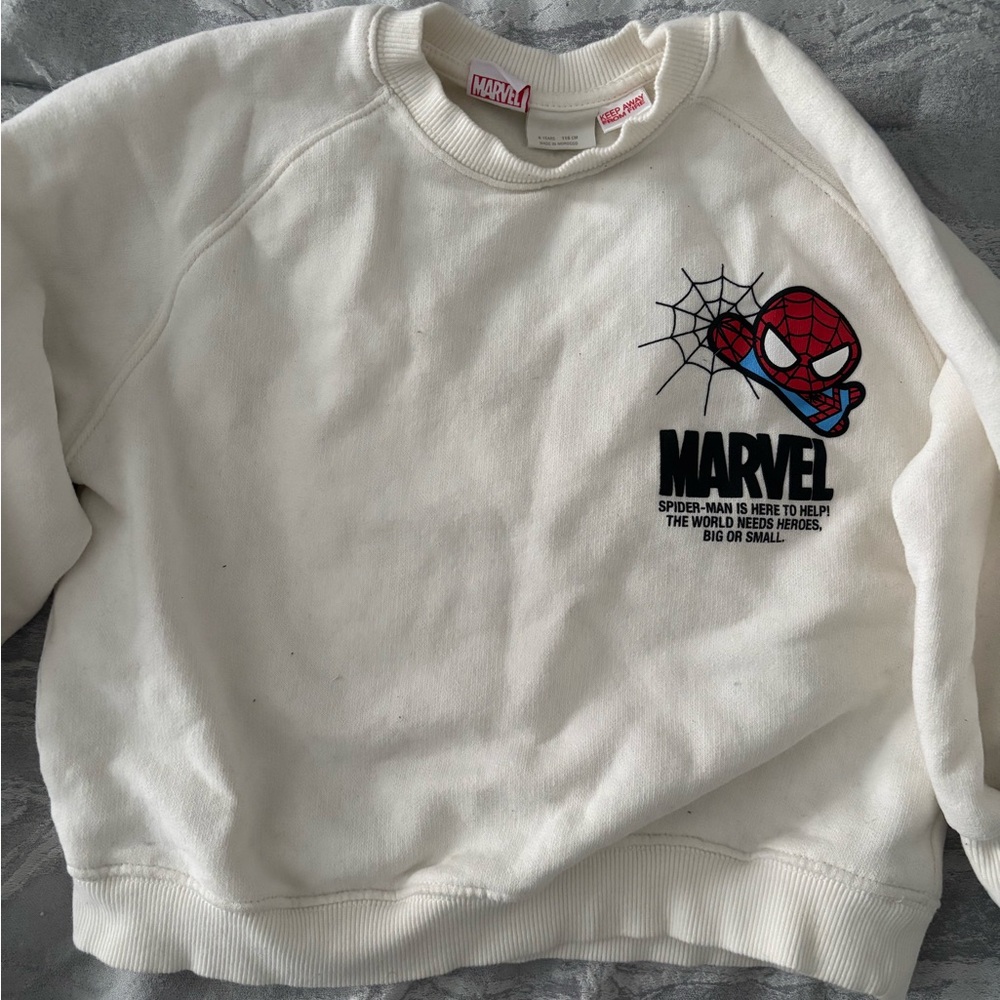 Zara boys SpiderMan sweatshirt